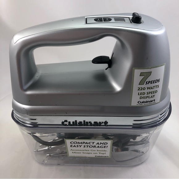 Cuisinart Kitchen Cuisinart Hm7 Hand Mixer 7 Speed Silver With
